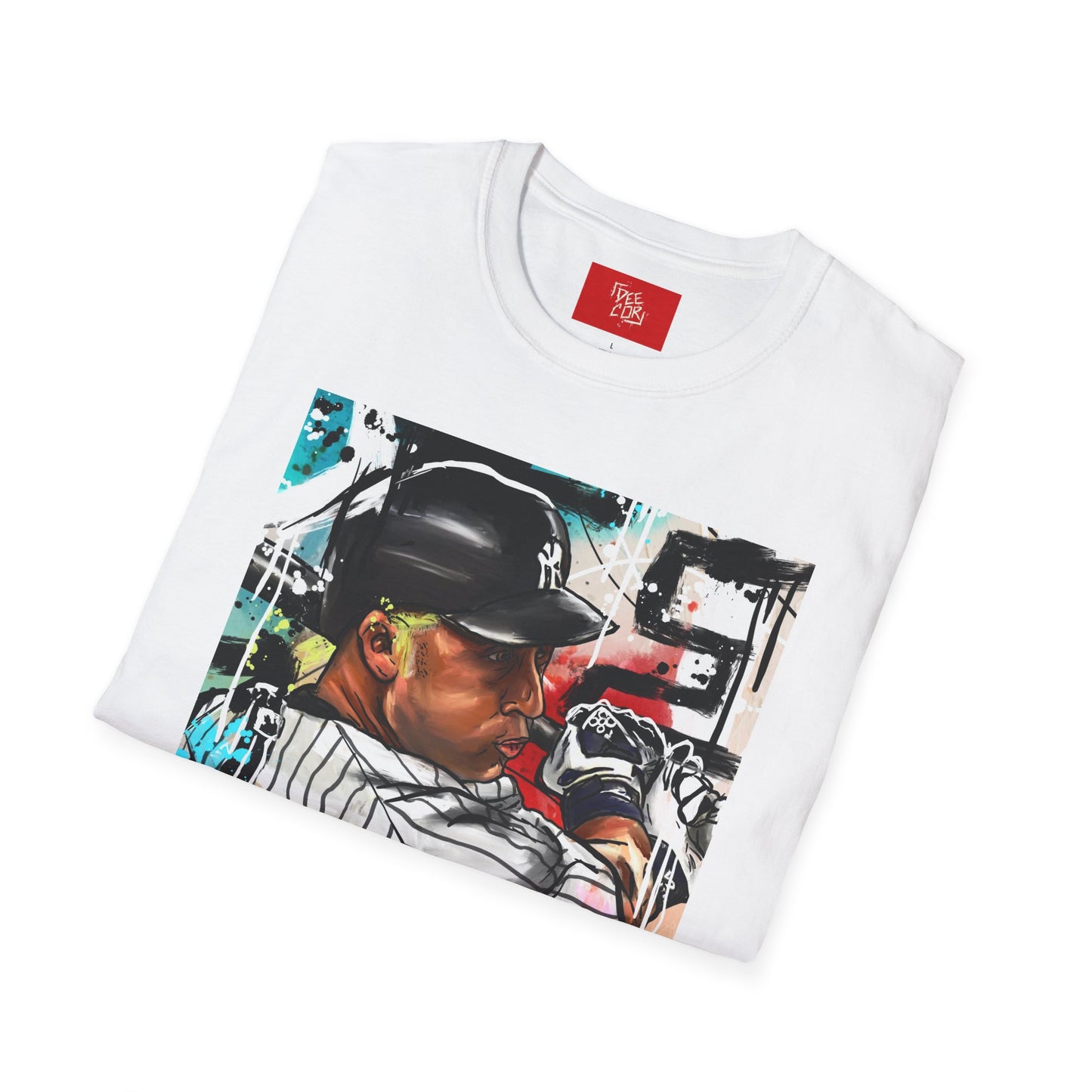 The Captain - Derek Jeter Art T-Shirt | Animal Enthusiast Gift, Casual Wear, Active Lifestyle, Birthday Present, Team Spirit