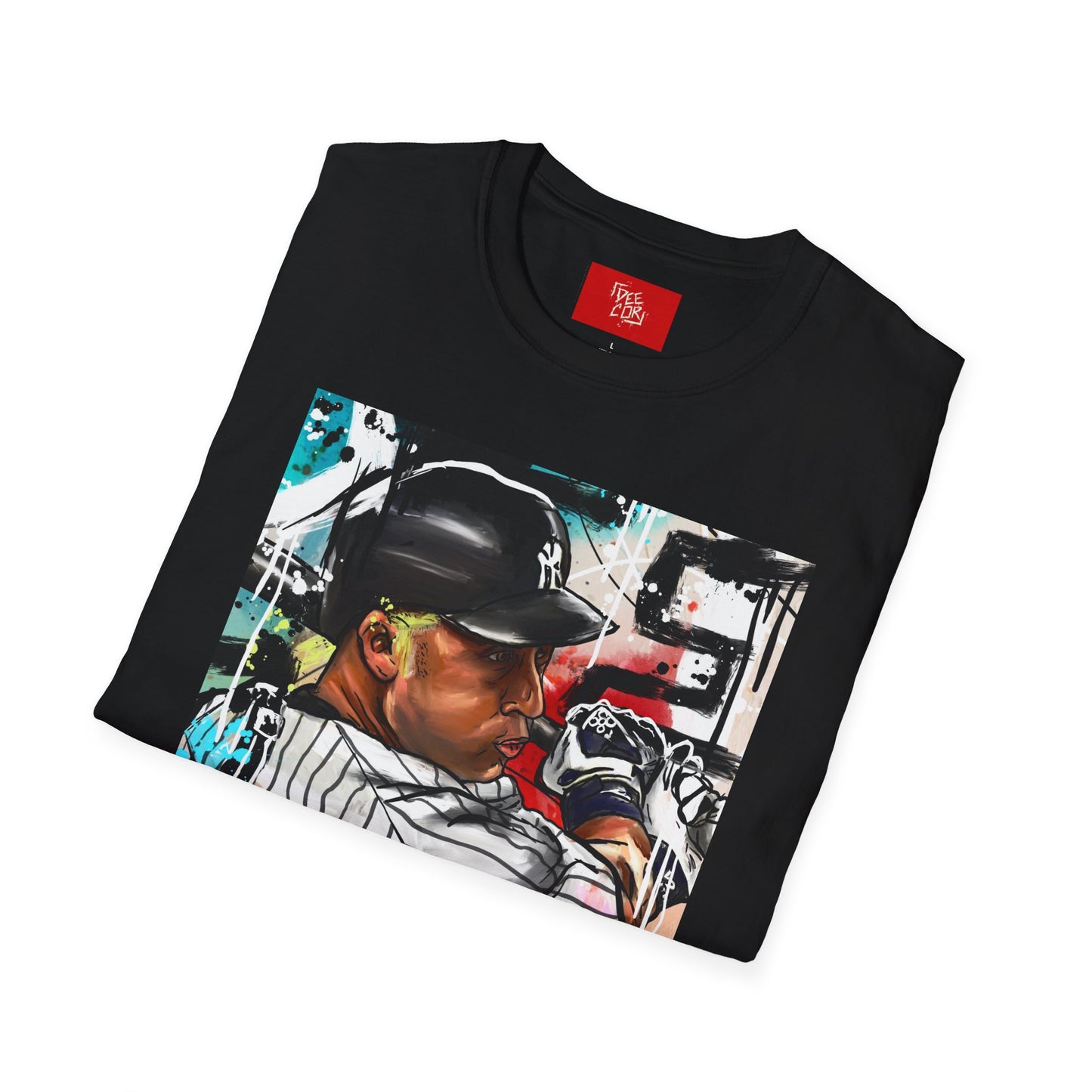 The Captain - Derek Jeter Art T-Shirt | Animal Enthusiast Gift, Casual Wear, Active Lifestyle, Birthday Present, Team Spirit