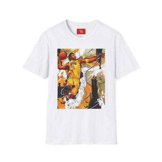 Flying Mamba - Kobe Art T-Shirt | Sports Enthusiast Gift, Casual Wear, Active Lifestyle, Birthday Present, Team Spirit