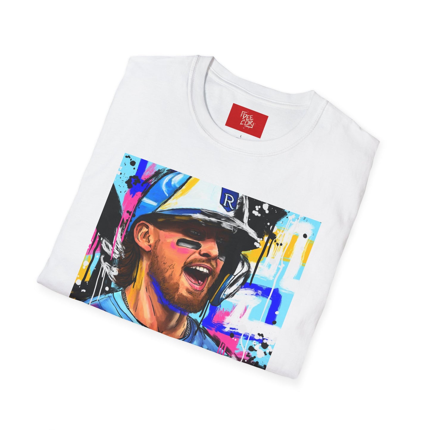 Bobby Baseball - Bobby Witt Jr Art T-Shirt | Baseball Enthusiast Gift, Casual Wear, Active Lifestyle, Birthday Present, Team Spirit