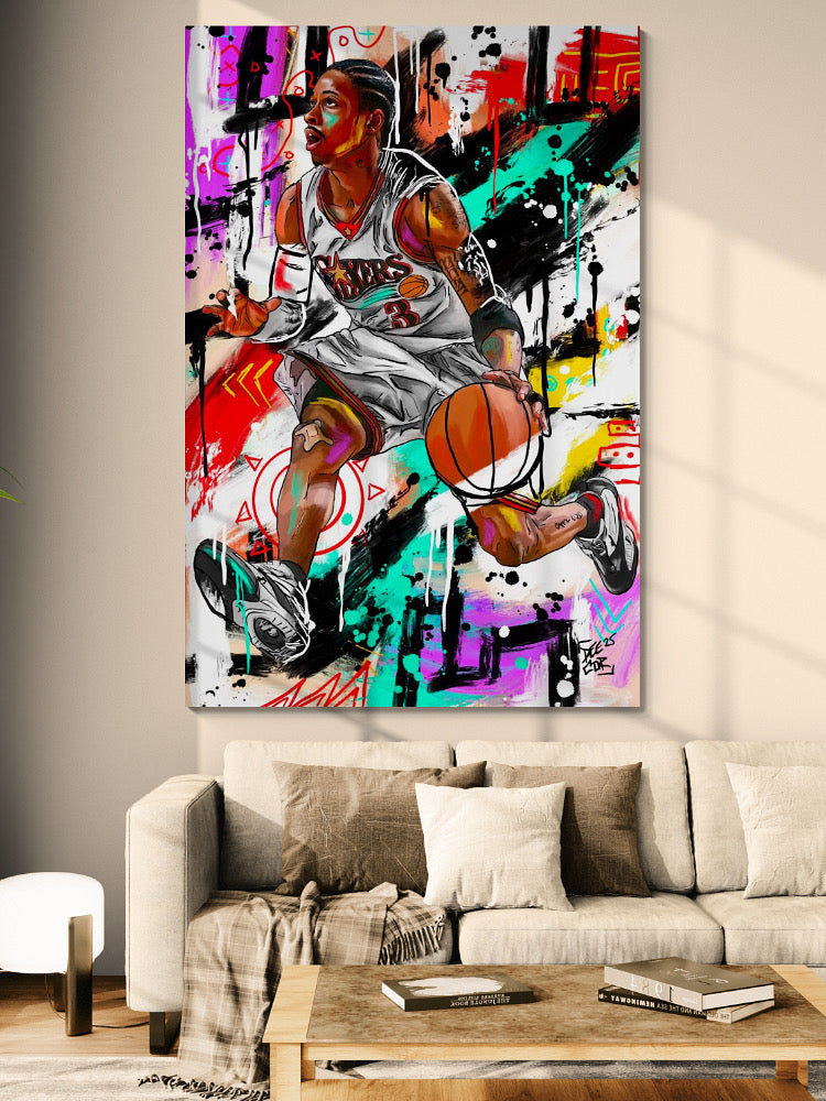 Canvas Print - “ A.I not by A.I. ” Day 5 of 100 Day Art Challenge