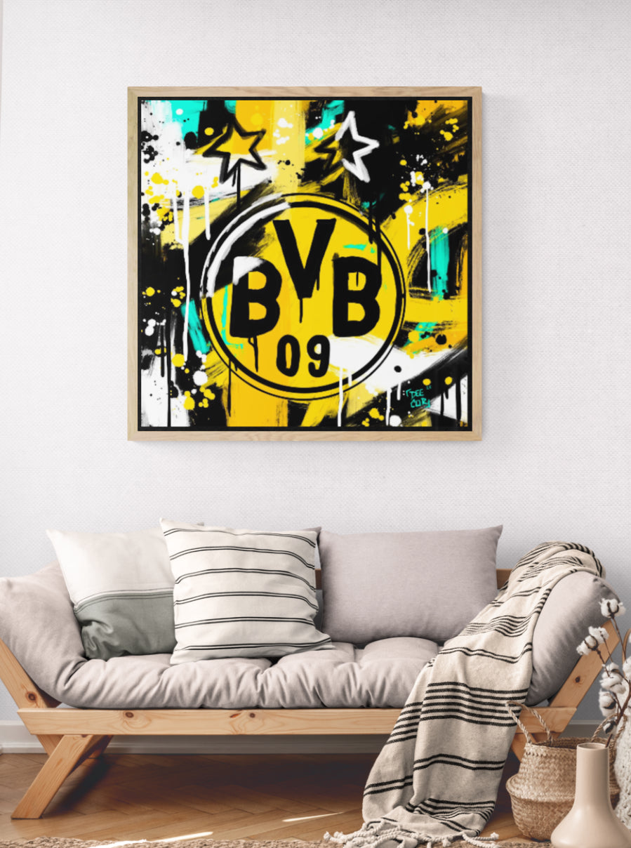 Canvas Print - “ Borussia Dortmund” Day 21 of 100 Day Art Challenge