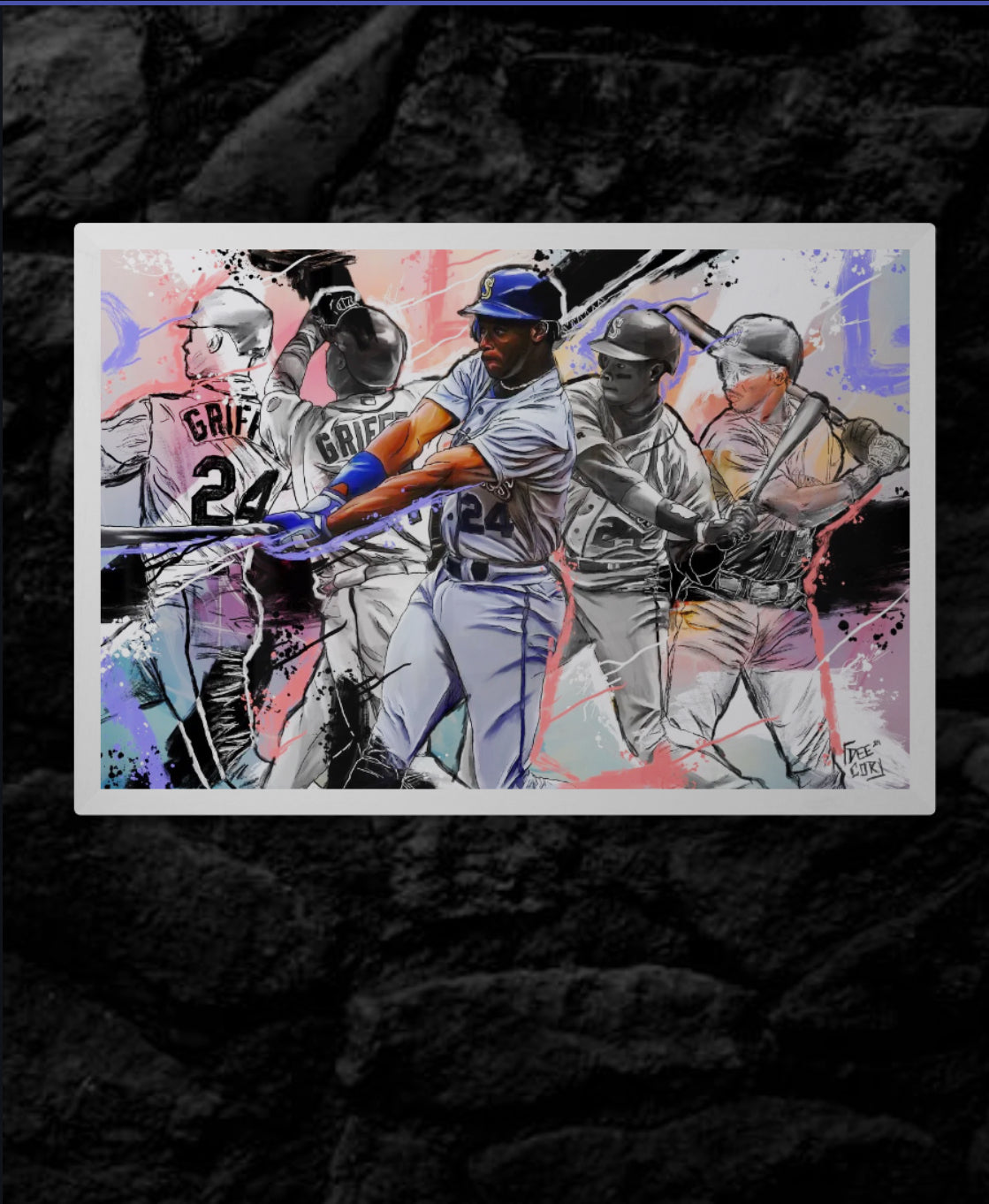 The Sweetest Swing - Ken Griffey Jr - Mini Print