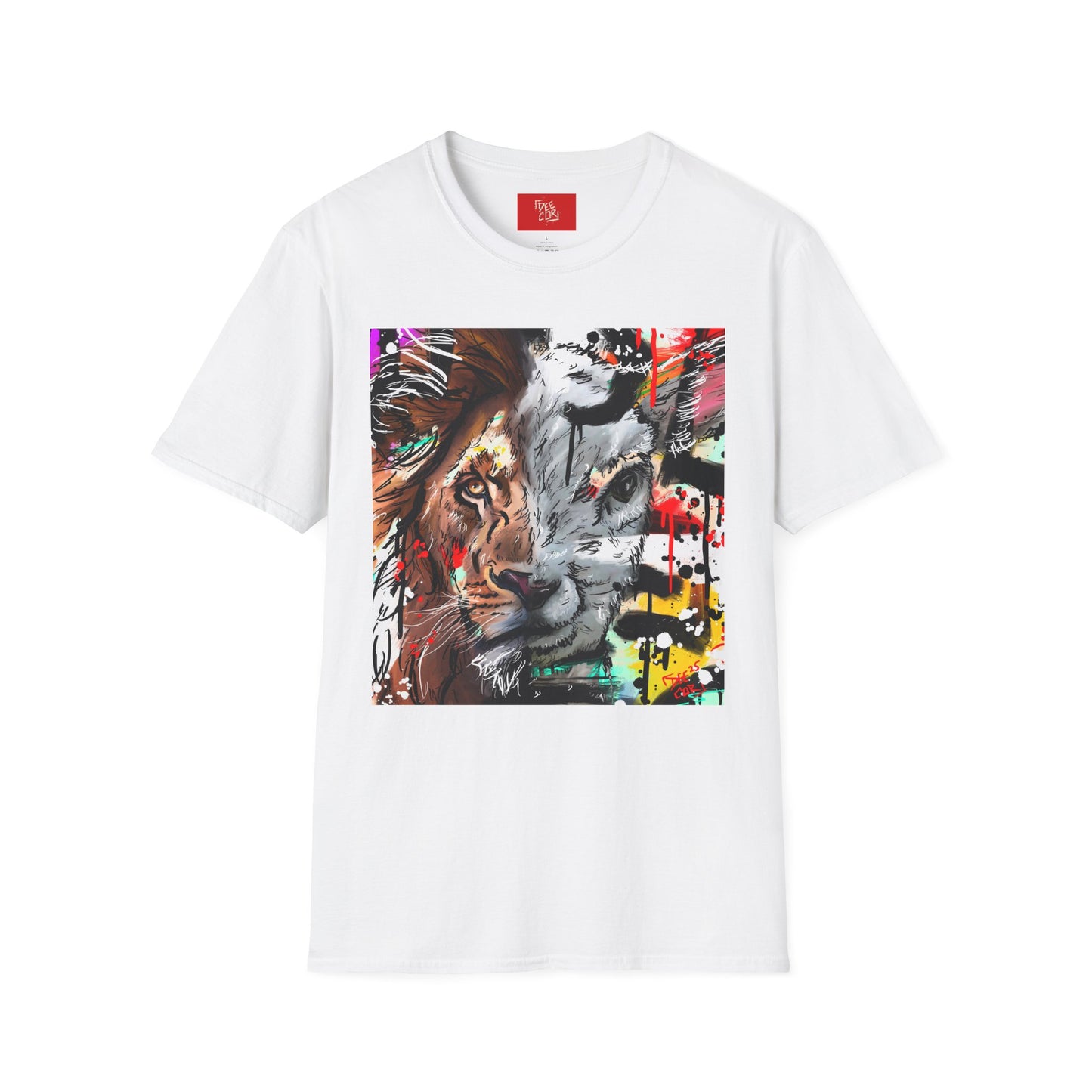 Lion And The Lamb - T-Shirt | Animal Enthusiast Gift, Casual Wear, Christian Lifestyle, Birthday Present, Team Spirit