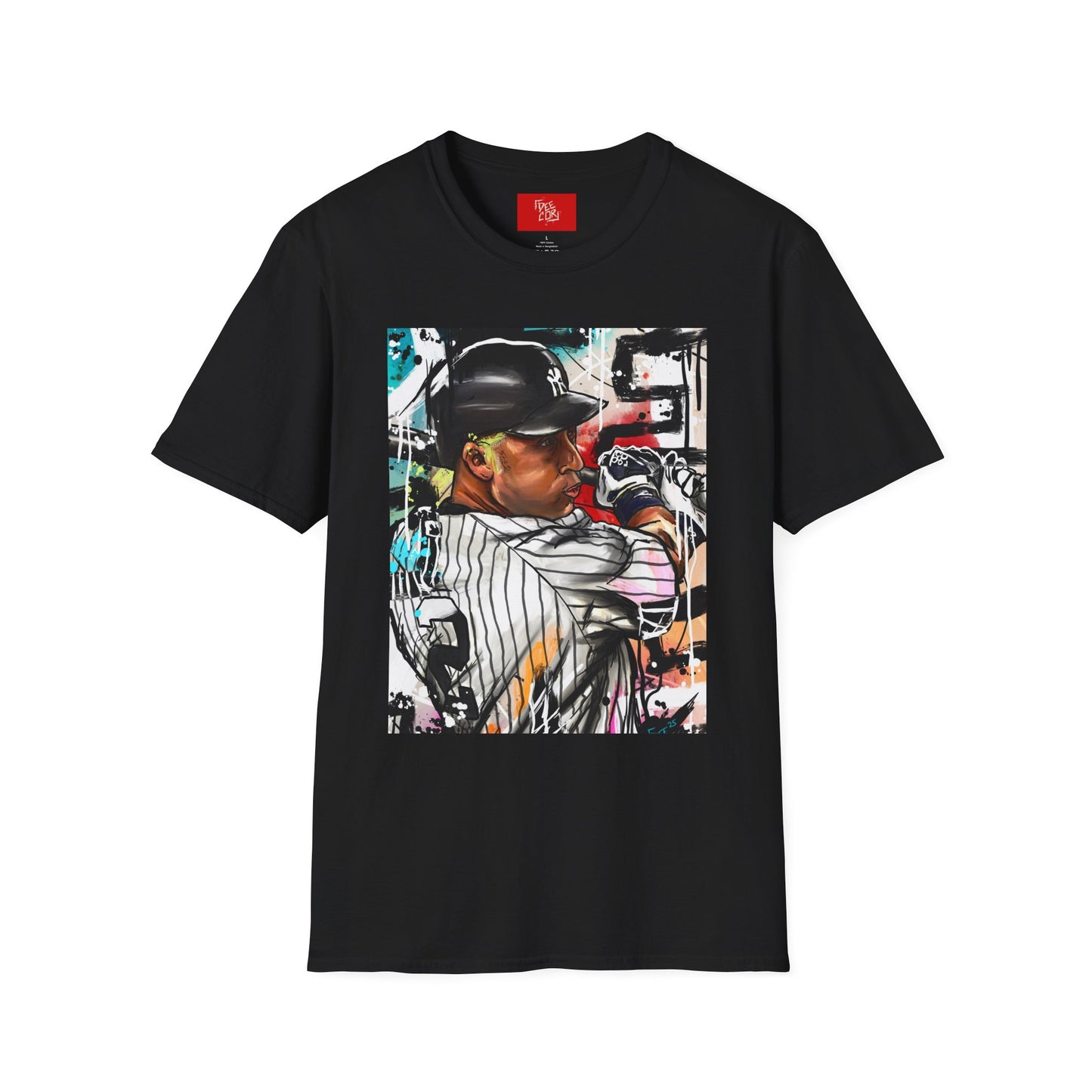 The Captain - Derek Jeter Art T-Shirt | Animal Enthusiast Gift, Casual Wear, Active Lifestyle, Birthday Present, Team Spirit