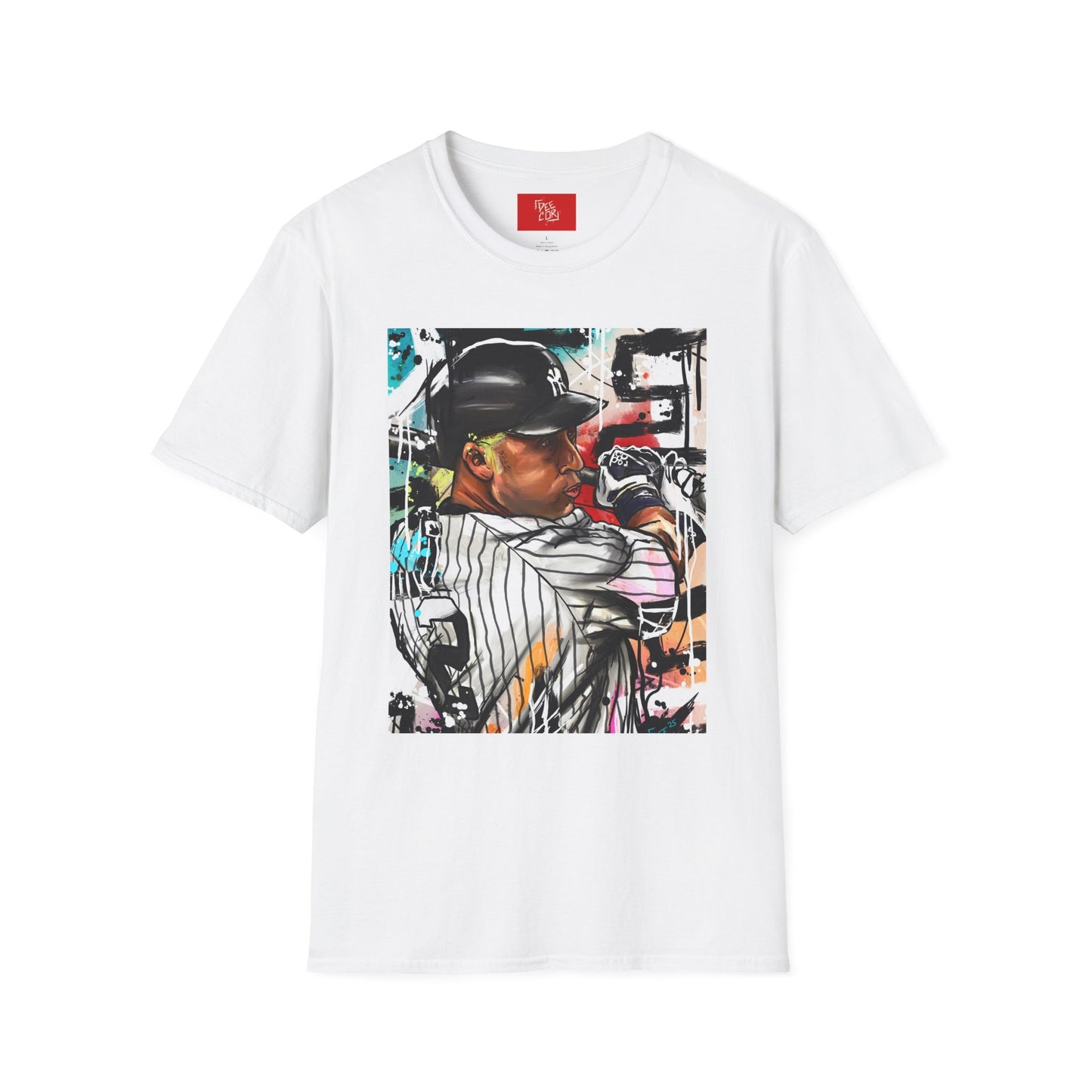 The Captain - Derek Jeter Art T-Shirt | Animal Enthusiast Gift, Casual Wear, Active Lifestyle, Birthday Present, Team Spirit