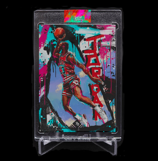 Michael Jordan Collectible Art Card