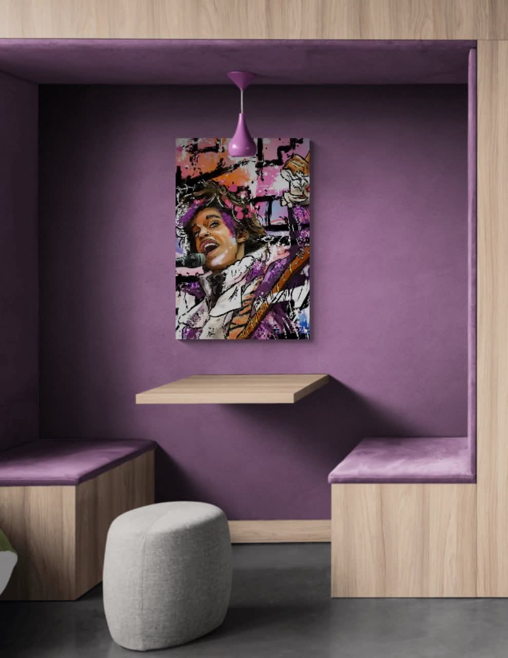 Canvas Print - “ Purple Reign ” Prince Day 9 of 100 Day Art Challenge