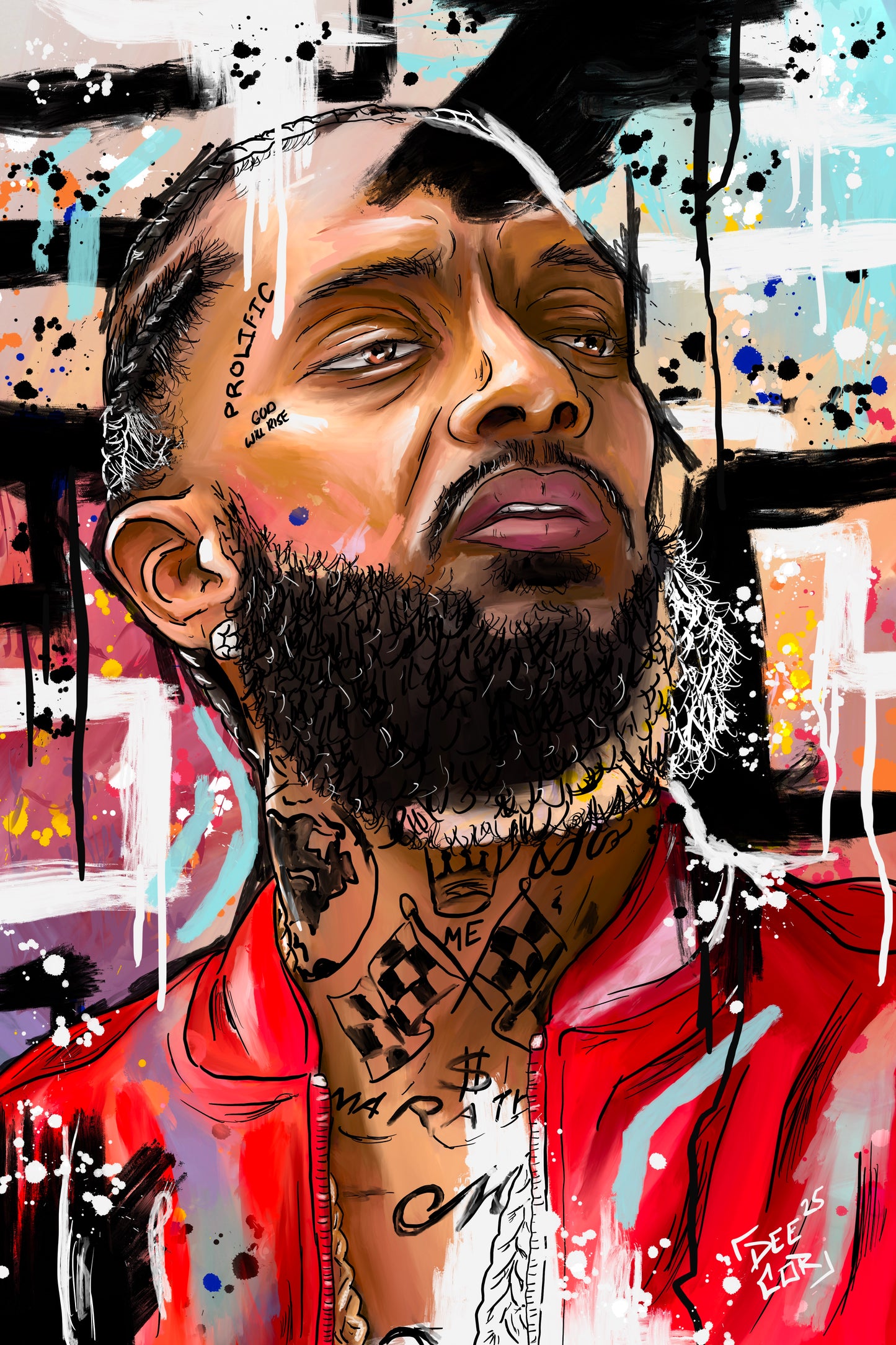 Canvas Print - “ Marathon” Nipsey Hussle Day 16 of 100 Day Art Challenge