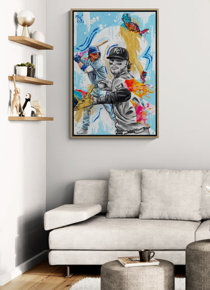 Witt’ness Greatness - Bobby Witt Jr - Limited Edition Art Print