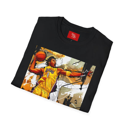 Flying Mamba - Kobe Art T-Shirt | Sports Enthusiast Gift, Casual Wear, Active Lifestyle, Birthday Present, Team Spirit