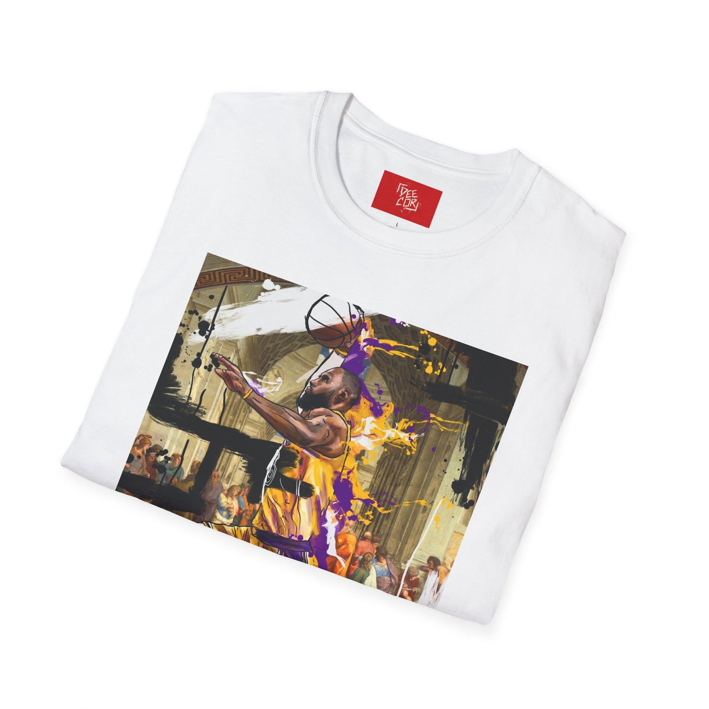 School’s In Session - - Deecor x Raphael- LeBron Art T-Shirt | Sports Enthusiast Gift, Casual Wear, Active Lifestyle, Birthday Present, Team Spirit