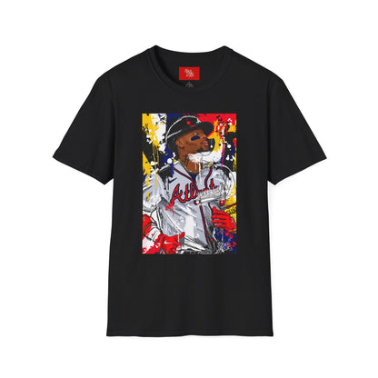Ronald Acuna Jr Art T-Shirt | Sports Enthusiast Gift, Casual Wear, Active Lifestyle, Birthday Present, Team Spirit