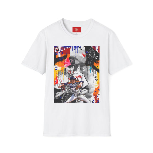 Blood, Sweat and Strikeouts - Nolan Ryan Art T-Shirt | Sports Enthusiast Gift, Casual Wear, Active Lifestyle, Birthday Present, Team Spirit