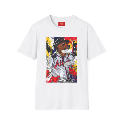 Ronald Acuna Jr Art T-Shirt | Sports Enthusiast Gift, Casual Wear, Active Lifestyle, Birthday Present, Team Spirit