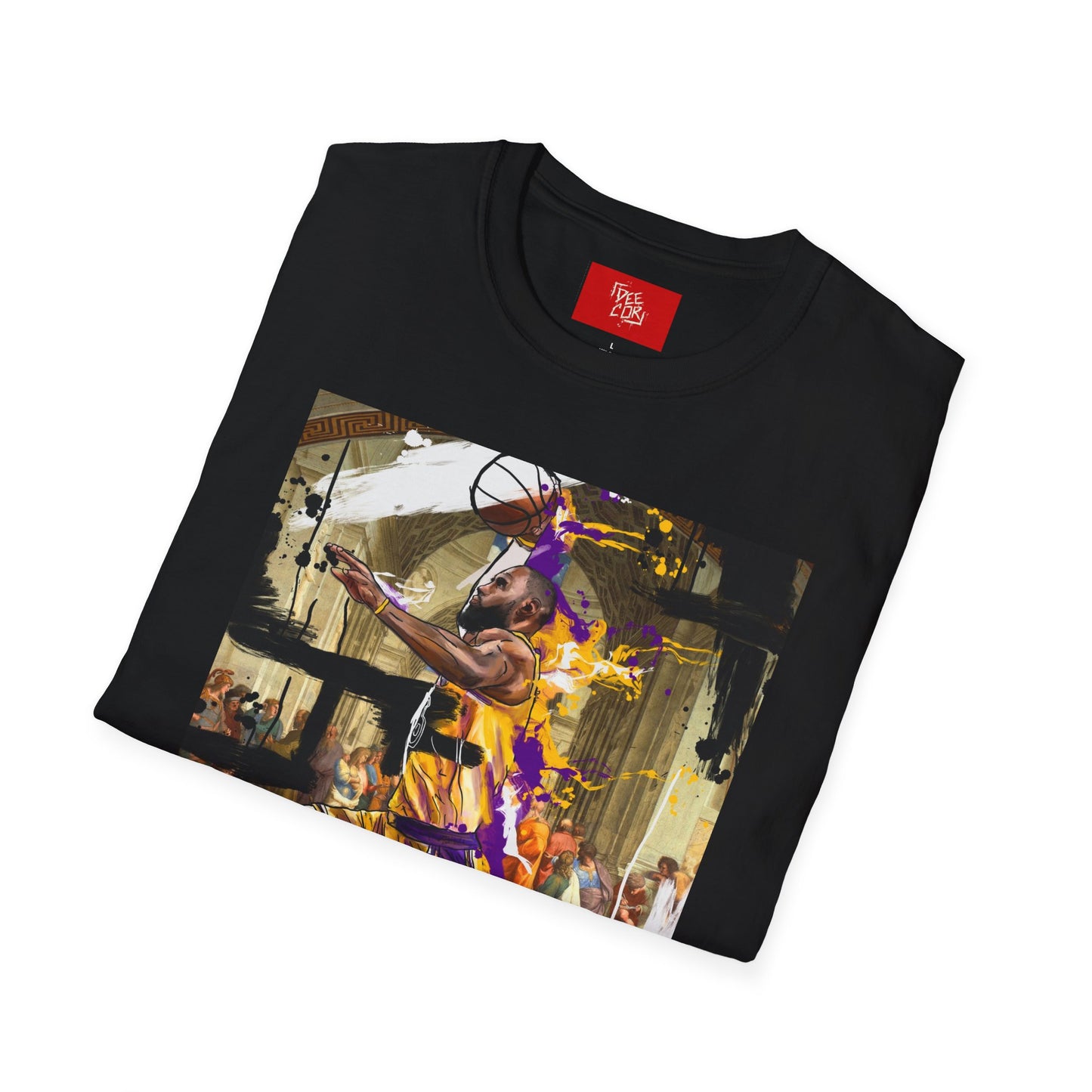 School’s In Session - - Deecor x Raphael- LeBron Art T-Shirt | Sports Enthusiast Gift, Casual Wear, Active Lifestyle, Birthday Present, Team Spirit