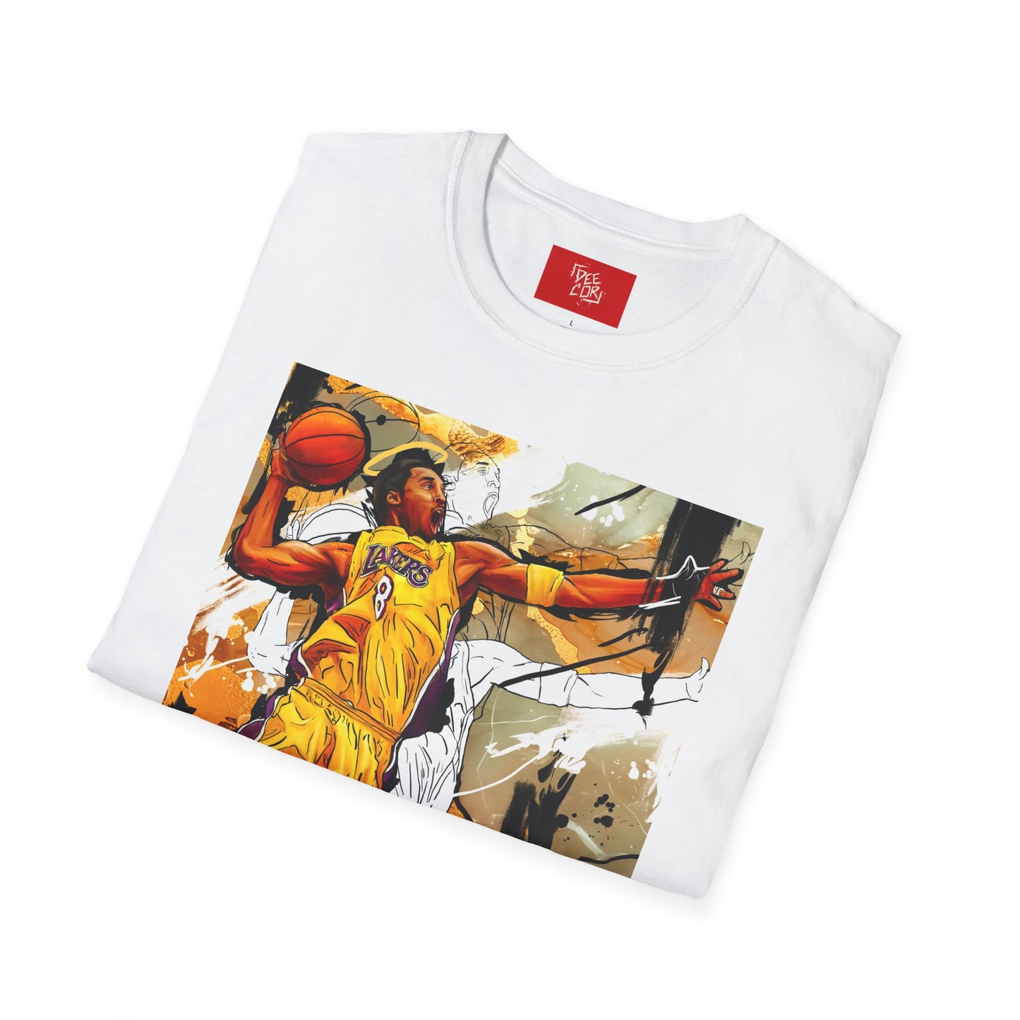 Flying Mamba - Kobe Art T-Shirt | Sports Enthusiast Gift, Casual Wear, Active Lifestyle, Birthday Present, Team Spirit