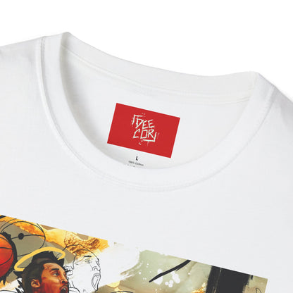 Flying Mamba - Kobe Art T-Shirt | Sports Enthusiast Gift, Casual Wear, Active Lifestyle, Birthday Present, Team Spirit