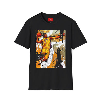 Flying Mamba - Kobe Art T-Shirt | Sports Enthusiast Gift, Casual Wear, Active Lifestyle, Birthday Present, Team Spirit