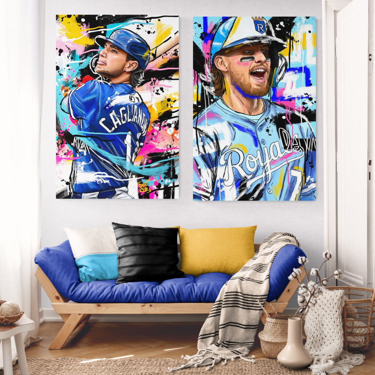 Canvas Print - “ Jac Pot!” Jac Caglianone  Day 11 of 100 Day Art Challenge