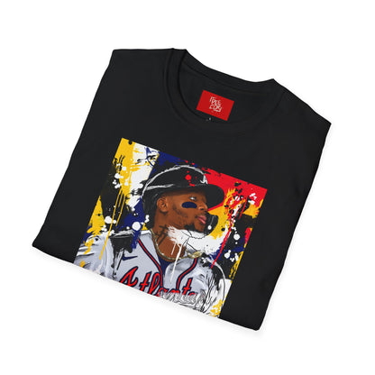 Ronald Acuna Jr Art T-Shirt | Sports Enthusiast Gift, Casual Wear, Active Lifestyle, Birthday Present, Team Spirit