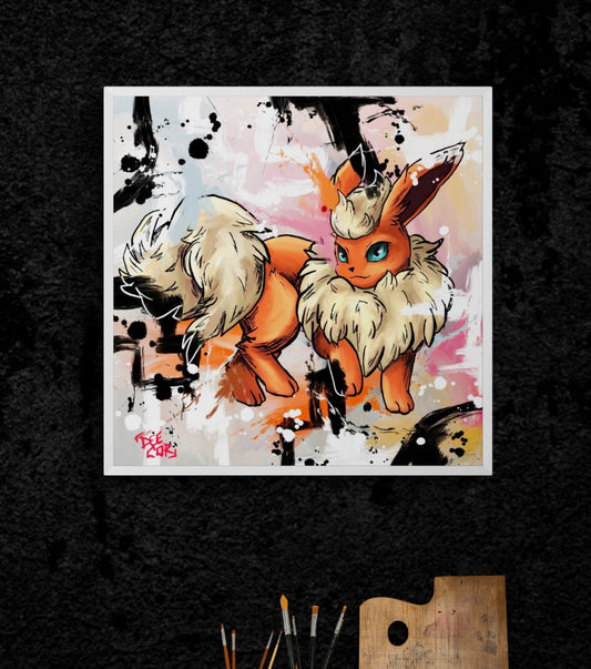 Flareon — Eeveelution Art Drop