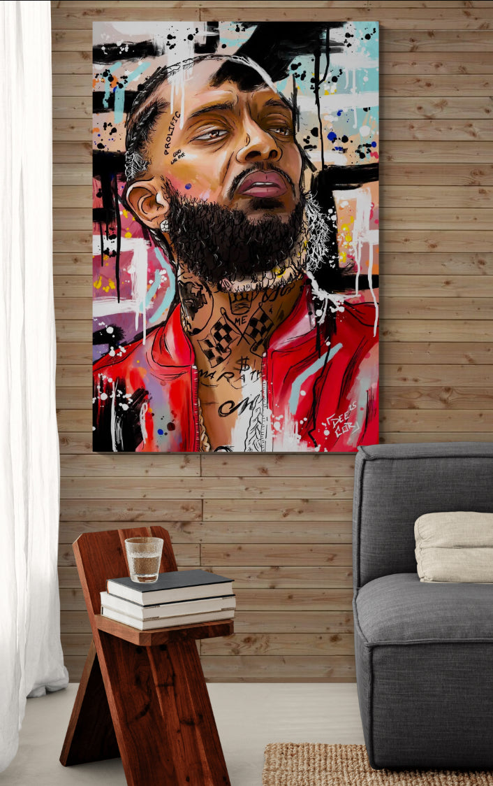 Canvas Print - “ Marathon” Nipsey Hussle Day 16 of 100 Day Art Challenge
