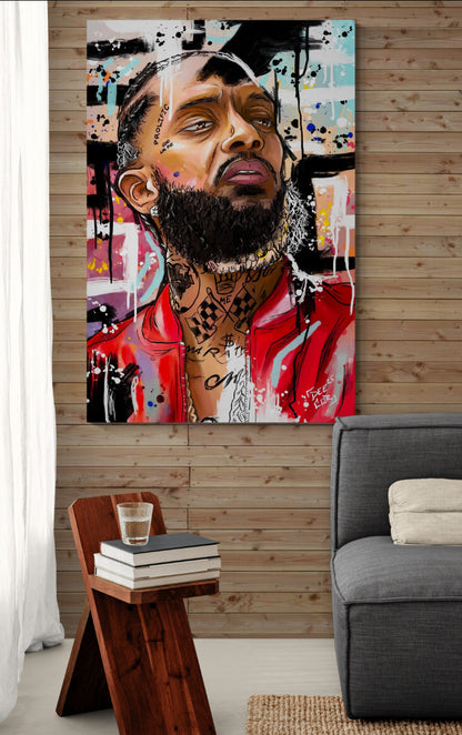 Canvas Print - “ Marathon” Nipsey Hussle Day 16 of 100 Day Art Challenge