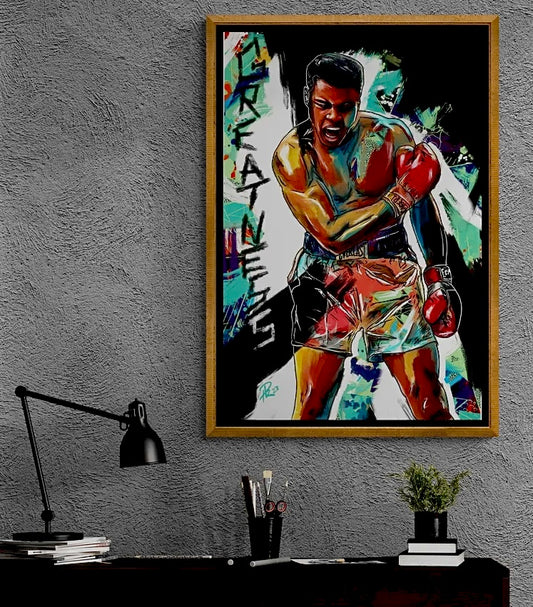 The Greatest On The Canvas - Muhammad Ali  - Limited Edition Prints