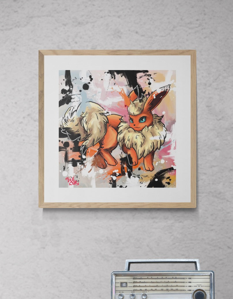 Flareon — Eeveelution Art Drop
