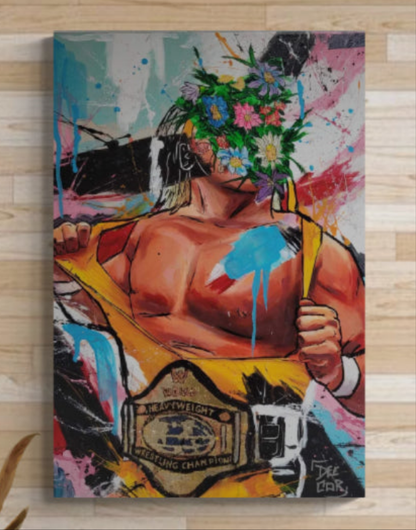 Flowers For The Champ - Original Painting