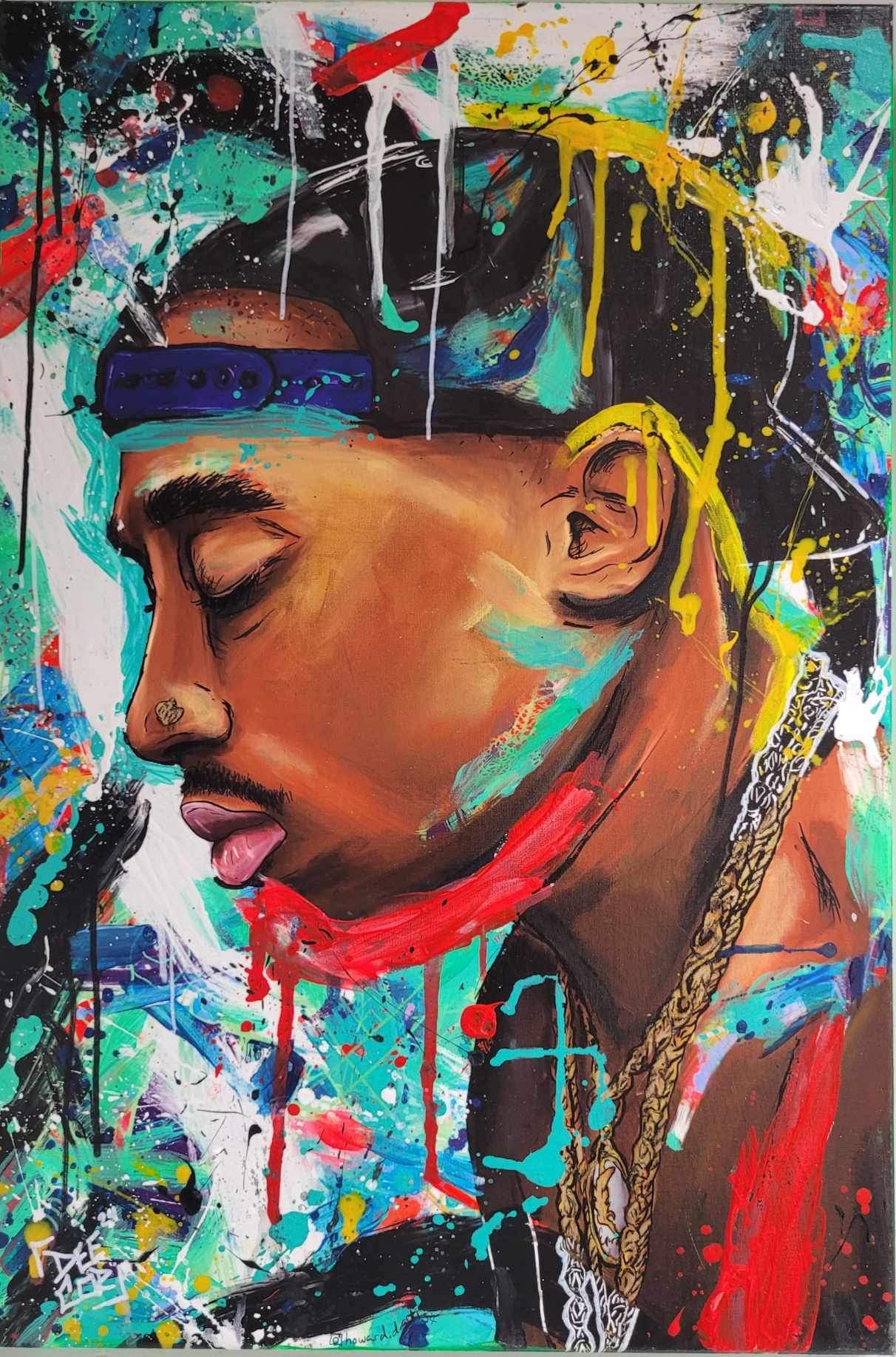 All eyes on me - 2Pac - Original Painting