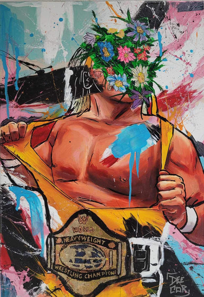 Flowers For The Champ - Original Painting