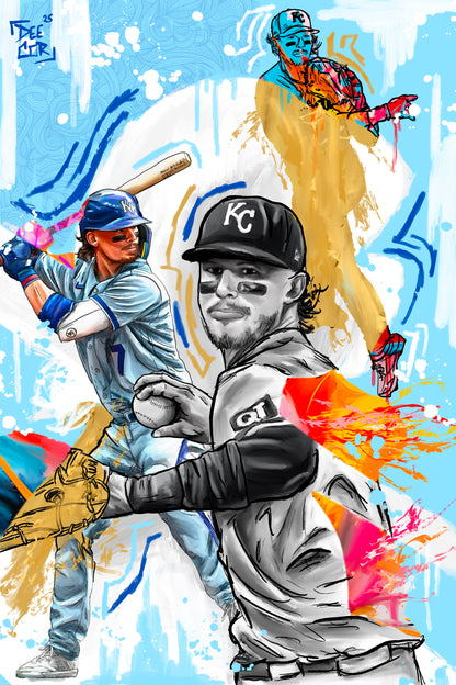 Witt’ness Greatness - Bobby Witt Jr - Limited Edition Art Print