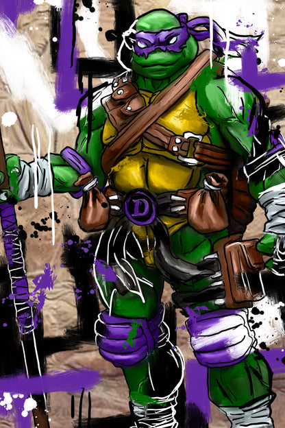Turtle In Time - Donatello - TMNT Art