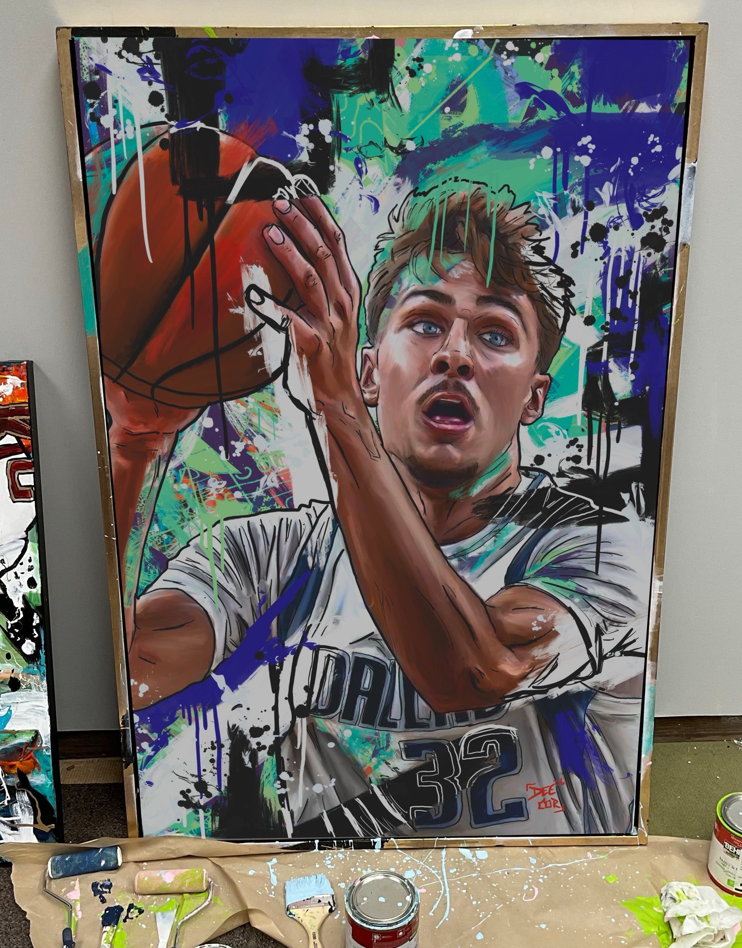 Cooper Flagg Dallas Maverick Art