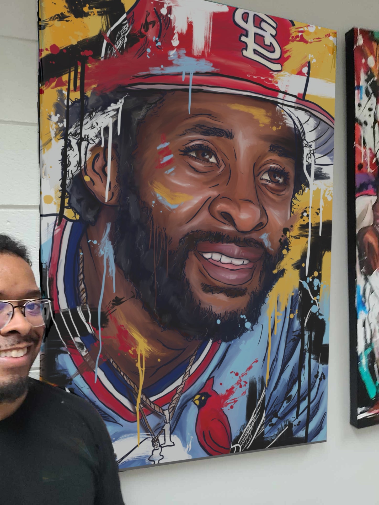 The Wiz— Ozzie Smith St. Louis Cardinals Art Print